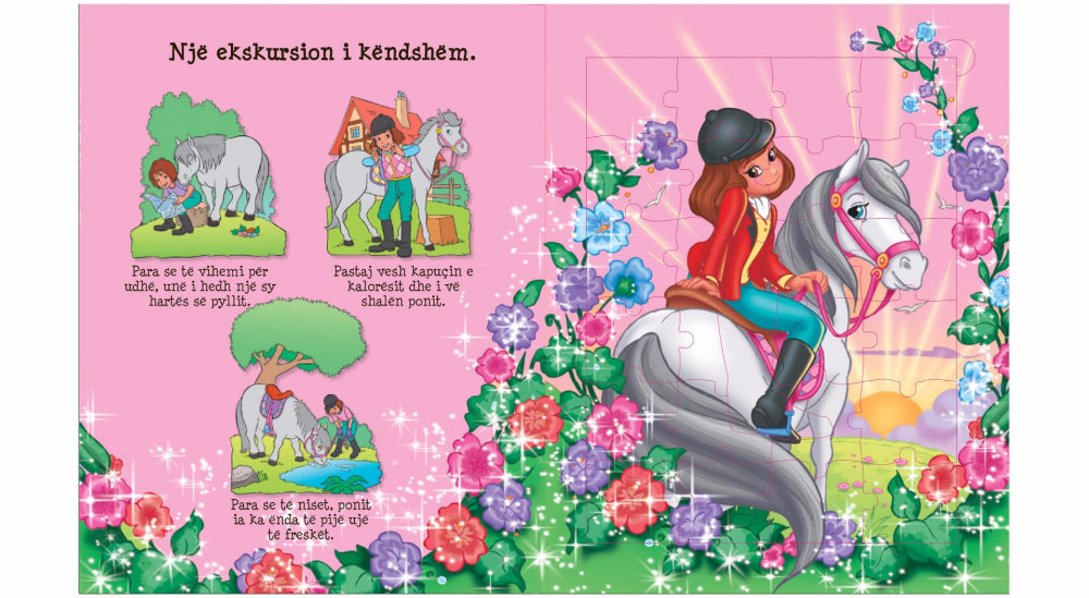 Kuajt e vegjël poni - Libra të mëdhenj me mozaikë - LibraMagjik.ch