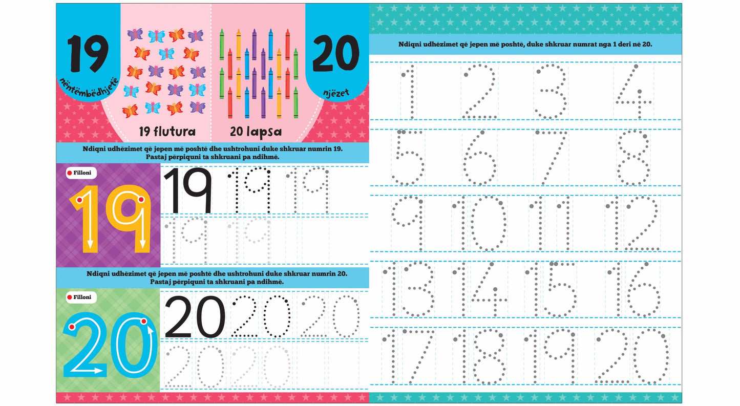 Shkruaj - Fshi - Mëso: Mëso numrat - LibraMagjik.ch