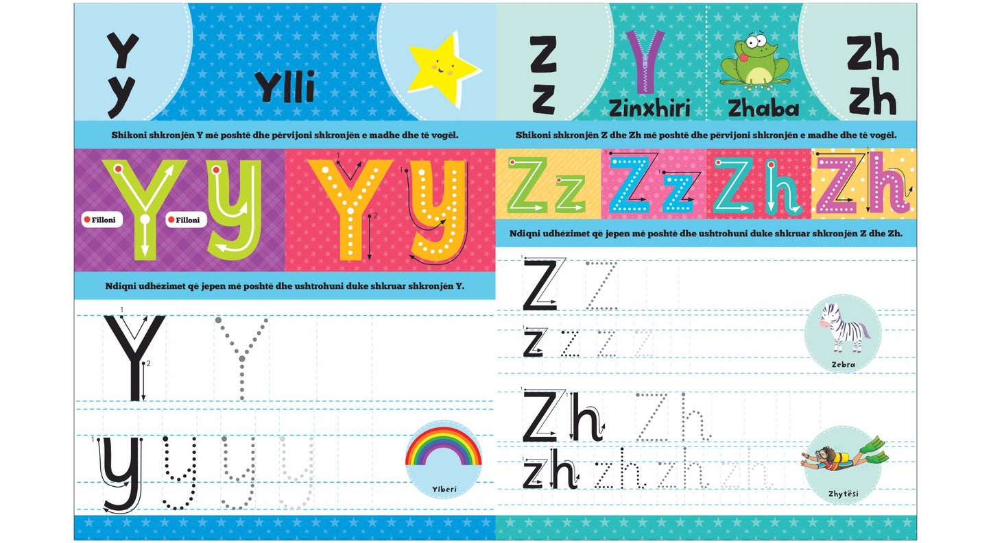 Shkruaj - Fshi - Mëso: Mëso shkronjat - LibraMagjik.ch