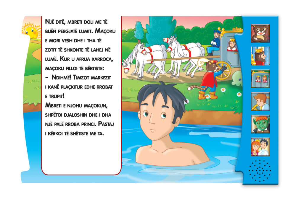 Dëgjo përrallën: Maçoku me çizme - LibraMagjik.ch