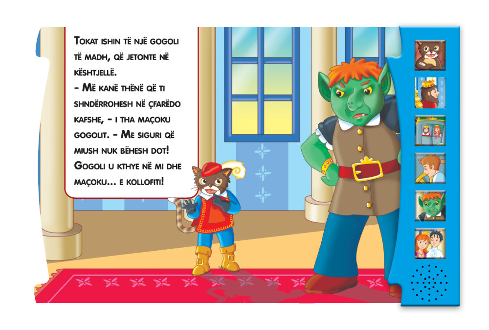 Dëgjo përrallën: Maçoku me çizme - LibraMagjik.ch