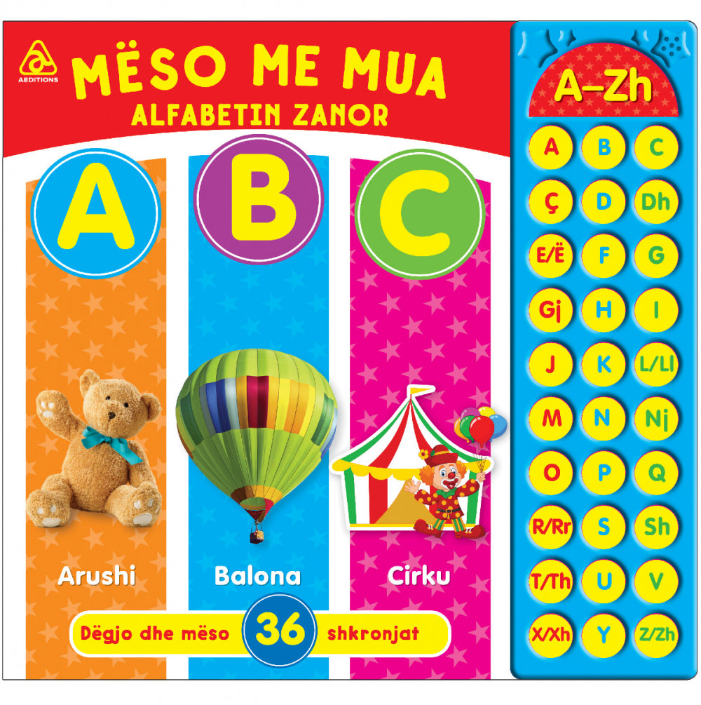 Mëso me mua: Alfabeti Zanor - LibraMagjik.ch