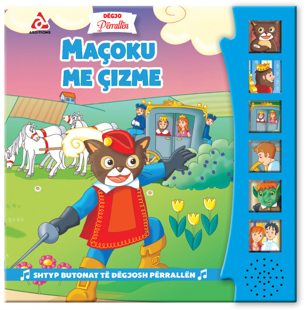 Dëgjo përrallën: Maçoku me çizme - LibraMagjik.ch