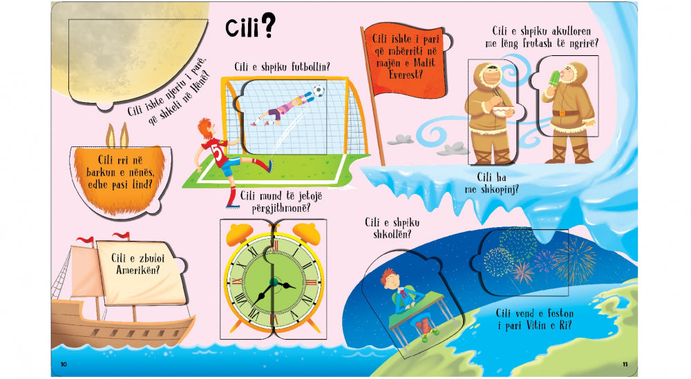 Libri im i parë me pyetje dhe përgjigje për Botën - LibraMagjik.ch